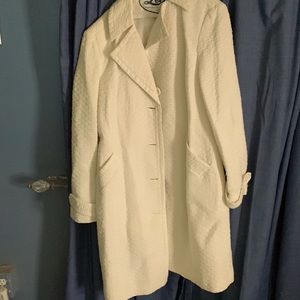 Inc dress coat off white